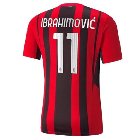 Camisolas de Futebol AC Milan Zlatan Ibrahimović 11 Principal 2021 2022